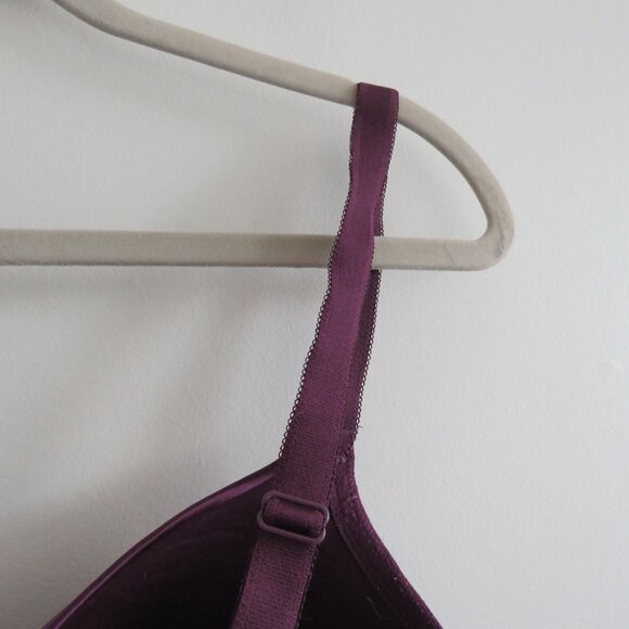 TORRID CURVE Perfect T-Shirt Bra in Microfiber Purple Shine Satin - Size 38DDD - Picture 12 of 13